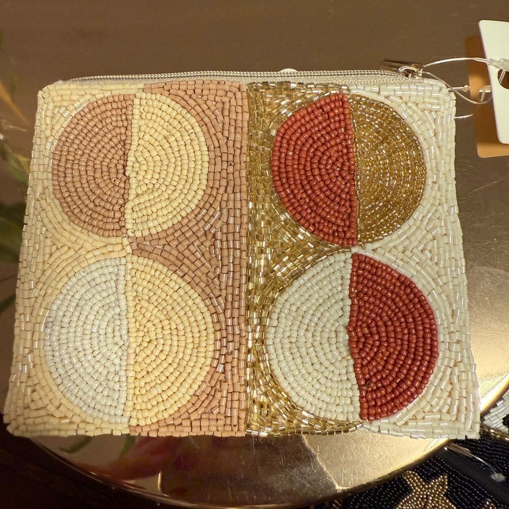 Kay Lee Beaded Coin Pouch